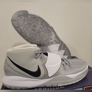 Nike Kyrie 6 TB Basketball Shoes Mens Size 18 Wolf Grey Round Toe CW4142-003